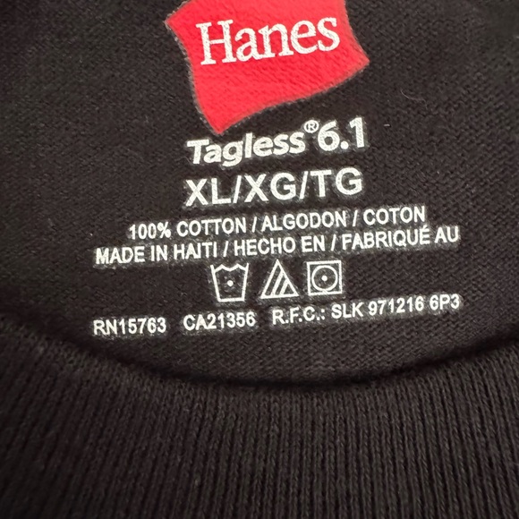 Men T-shirt Animal Black Tee - Picture 3 of 3